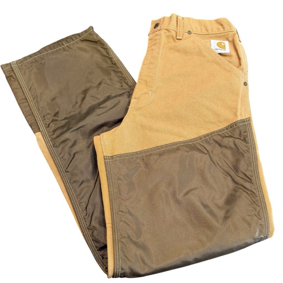 Carhartt Other - Carhartt double knee vintage 30x32 tan brown field brush work hunting pants